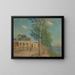 The Path by the Riverbank - Gustave Loiseau — framed artwork on a wall