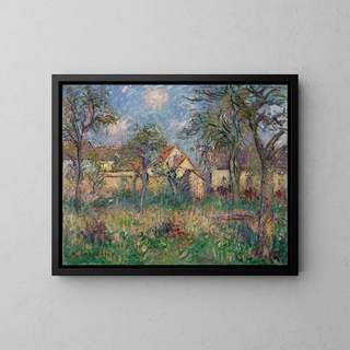 The Garden - Gustave Loiseau — framed artwork on a wall