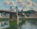 The Suspended Bridge of Delbeuf - Gustave Loiseau — artwork view