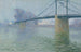 The suspension bridge of Triel - Gustave Loiseau — artwork view