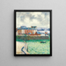 The Port of Lavant-Port of Dieppe - Gustave Loiseau — framed artwork on a wall