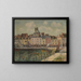 The Quai Duquesne, Dieppe - Gustave Loiseau — framed artwork on a wall
