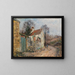 The Plain Path Pontoise - Gustave Loiseau — framed artwork on a wall