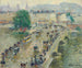 The Corneille Bridge in Rouen - Gustave Loiseau — artwork view