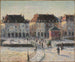 The Fish Market Bridge in Dieppe - Gustave Loiseau — artwork view