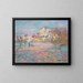 Le potager en hiver - Gustave Loiseau — framed artwork on a wall