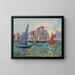 Les Martigues - Gustave Loiseau — framed artwork on a wall