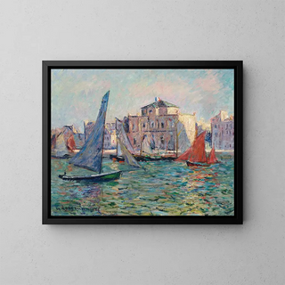 Les Martigues - Gustave Loiseau — framed artwork on a wall