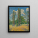 Les Peupliers - Gustave Loiseau — framed artwork on a wall