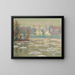 Loise en hiver - Gustave Loiseau — framed artwork on a wall