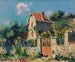 Maison La Grille Rose, environs de Pontoise - Gustave Loiseau — artwork view