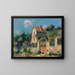 Maison La Grille Rose, environs de Pontoise - Gustave Loiseau — framed artwork on a wall