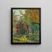 House in the Countryside - Gustave Loiseau — framed artwork on a wall