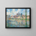 Moret-sur-Loing - Gustave Loiseau — framed artwork on a wall