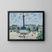 Place de la Bastille - Gustave Loiseau — framed artwork on a wall