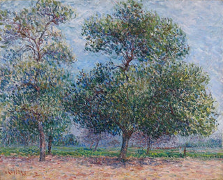 Spring, flowering apple trees - Gustave Loiseau — artwork view