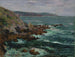 Rochers surplombant la mer en Bretagne - Gustave Loiseau — artwork view