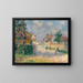 Rue Saint-Cyr-du-Vaudreuil - Gustave Loiseau — framed artwork on a wall