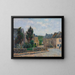 Rue Saint-Lunaire - Gustave Loiseau — framed artwork on a wall
