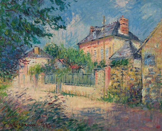 Rue de village - Gustave Loiseau — artwork view