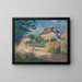 Rue de village - Gustave Loiseau — framed artwork on a wall