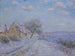 Tournedos sur Seine, snow, frost, sun - Gustave Loiseau — artwork view