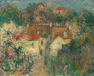 Village View - Gustave Loiseau — artwork view