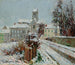 The Snow at Auvers-sur-Oise - Gustave Loiseau — artwork view