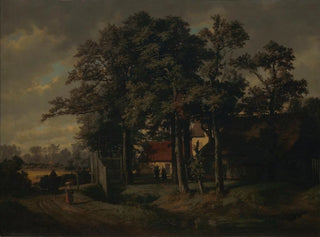 Farm in Merksem - Gustave Louis Marie Piron — artwork view