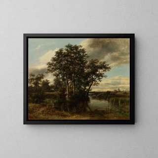Pool - Gustave Louis Marie Piron — framed artwork on a wall