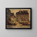 Demolition of the Hôtel-de-Ville street, corner of Nonnains d'Hyres street - Gustave Madelain — framed artwork on a wall