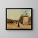 Les Champs-Élysées with the Tuileries and the Arc de Triomphe in the distance - Gustave Maincent — framed artwork on a wall