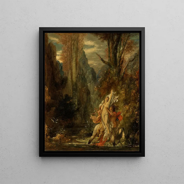 Dejanire autumn - Gustave Moreau — framed artwork on a wall