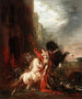 Diomède dévoré par ses chevaux - Gustave Moreau — artwork view