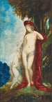 Woman and Unicorn - Gustave Moreau — artwork view