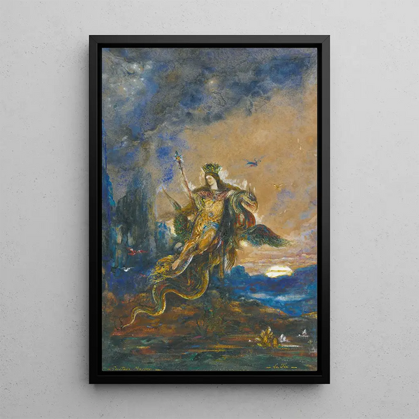 La Foi - Gustave Moreau — framed artwork on a wall