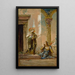 La Sainte et le Poète - Gustave Moreau — framed artwork on a wall
