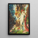 The Loving Lion - Gustave Moreau — framed artwork on a wall
