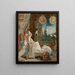 The Dream of a Mughal Inhabitant - Gustave Moreau — framed artwork on a wall