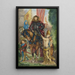 Retre and captives - Gustave Moreau — framed artwork on a wall