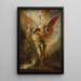 Saint Sebastian and the Angel - Gustave Moreau — framed artwork on a wall