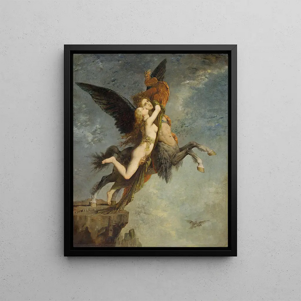 La Chimère - Gustave Moreau — framed artwork on a wall