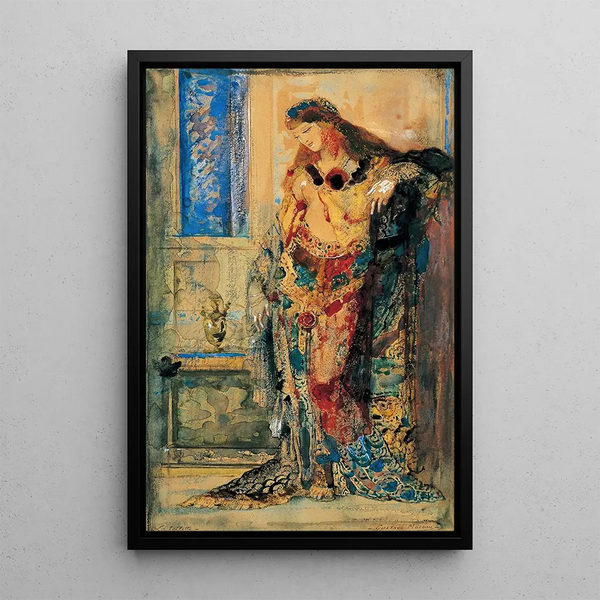 La Toilette - Gustave Moreau — framed artwork on a wall