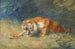 Roaring Tiger Painting - Gustave Surand — artwork view
