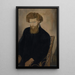 Portrait of Fabrice Polderman - Gustave Van de Woestijne — framed artwork on a wall
