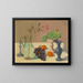 Still life with grapes - Gustave Van de Woestijne — framed artwork on a wall