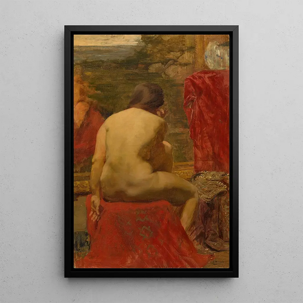 Model - Gustave Vanaise — framed artwork on a wall