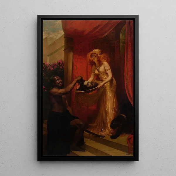 Salomé - Gustave Vanaise — framed artwork on a wall