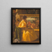 Visit to the Workshop - Gustave Vanaise — framed artwork on a wall