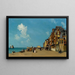 Figures sur une promenade - Gustave-Édouard Le Sénéchal de Kerdroret — framed artwork on a wall